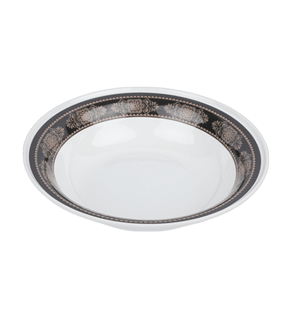 Picture of 12" Rice Bowl-Black gold