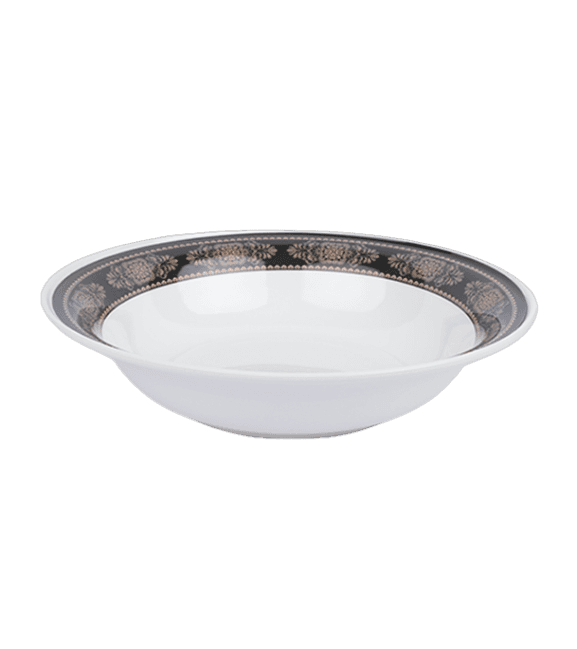 Picture of 13" Rice Bowl-Black gold