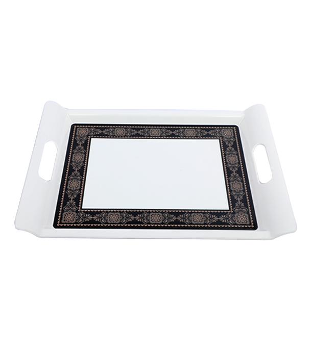 Picture of 12.6" Rtg Handle Tray WO pack-Black gold