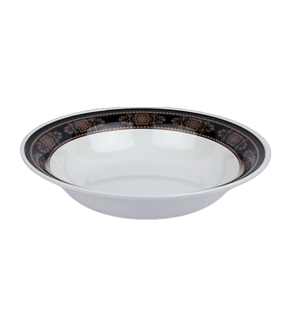Picture of 14" Rice Bowl-Black gold