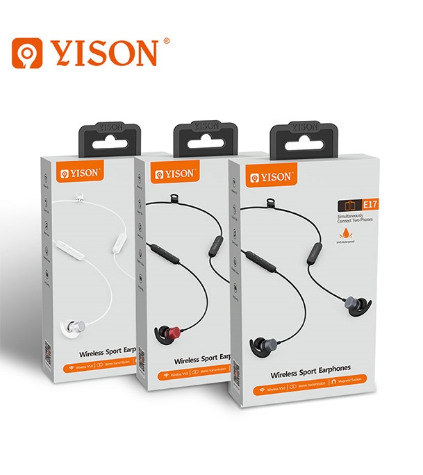 Yison E17 Neck BT Earphone Ipx5 Waterproof Sweatproof wireless In Ear Headphone Red at Best Price in Bangladesh