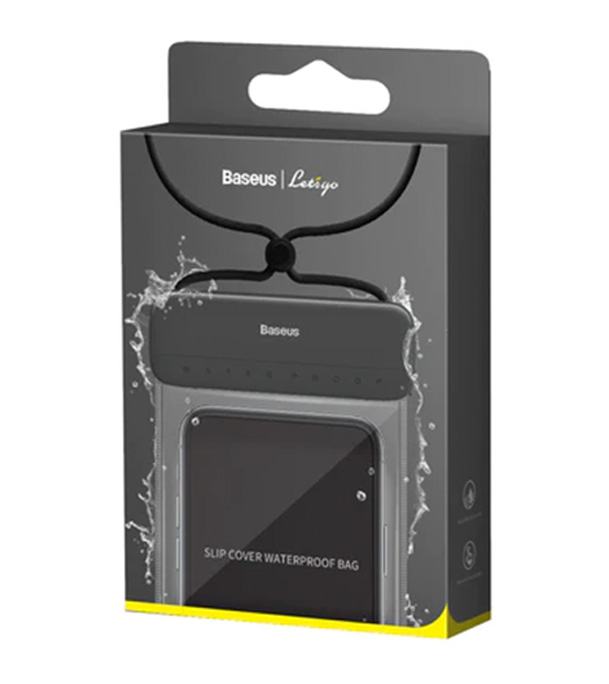 Baseus Let''s go Slip Cover Waterproof Bag Gray+Black