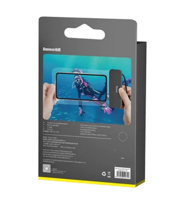 Baseus Let''s go Slip Cover Waterproof Bag Gray+Black