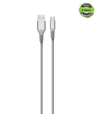 Buy Baykron Cable USB To Micro 1.2 M Grey (20-005019) Online