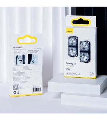 Baseus Door open warning light（2pcs/per pack) Black (CRFZD-01)