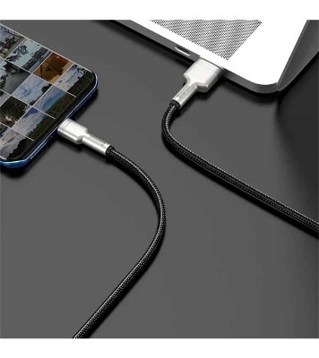 Baseus Cafule Series Metal Data Cable USB to Type-C 66W 0.25m Black