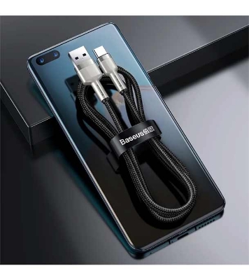 Baseus Cafule Series Metal Data Cable USB to Type-C 66W 0.25m Black