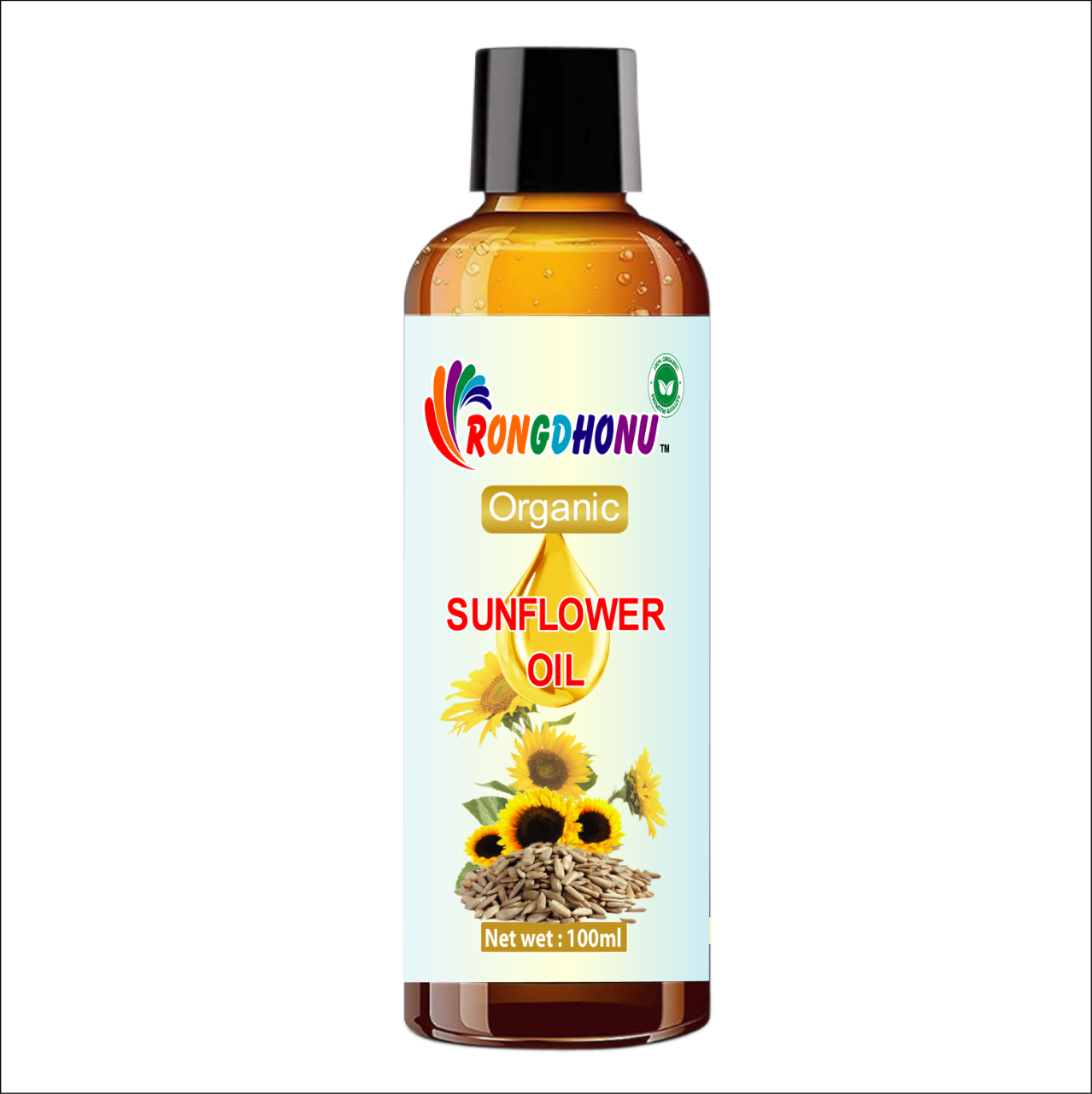Picture of Premium Organic Sunflower Oil -100ml