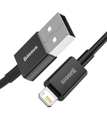 Baseus Superior Series Fast Charging Data Cable USB to iP 2.4A 2m Black