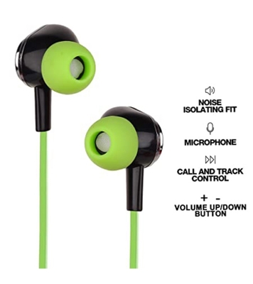 Yison CX620 Stereo Music Earphone Green at Best Price in Bangladesh