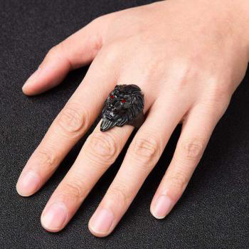 Picture of exclusive fashionable ring for man