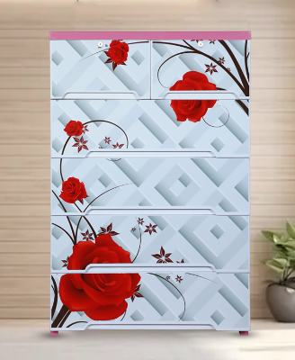 Buy Supreme  Wardrobe (Double-5D)-Rose line TEL at Best Price In Bangladesh