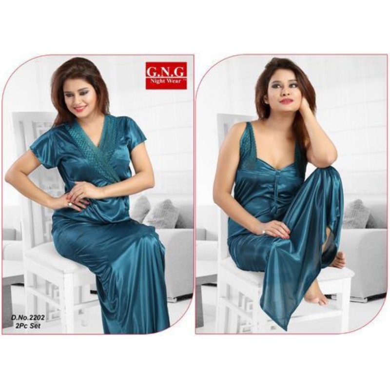 Picture of Two Part Night Dress For Woman - Night Dress For Women - Night Dress For Women - Night Dress For Women