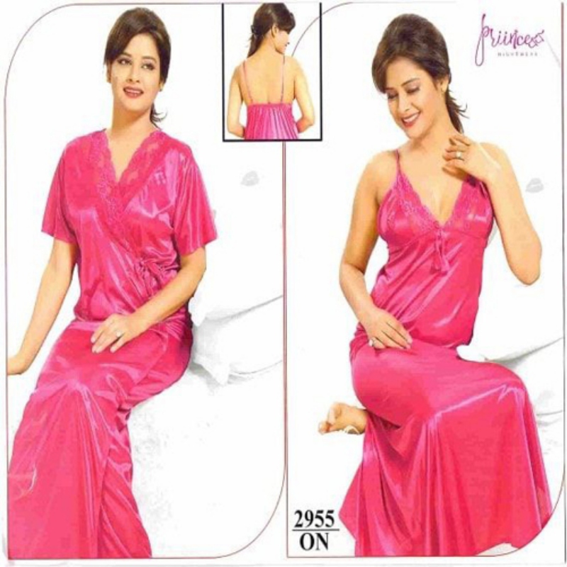 Picture of Two Part Night Dress For Woman - Night Dress For Women - Night Dress For Women - Night Dress For Women