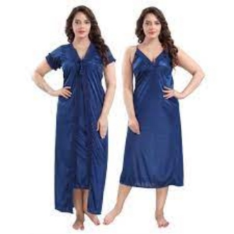 Picture of Two Part Night Dress For Woman - Night Dress For Women - Night Dress For Women - Night Dress For Women