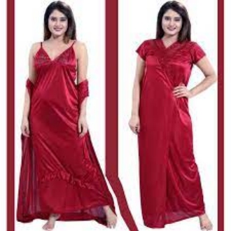 Picture of Night Dress For Women 2 Part Fashionable, Stylish And Comfortable Sleepwear - Night Dress For Women - Night Dress For Women