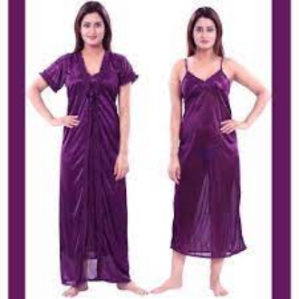 Picture of Night Dress For Women 2 Part Fashionable, Stylish And Comfortable Sleepwear - Night Dress For Women - Night Dress For Women