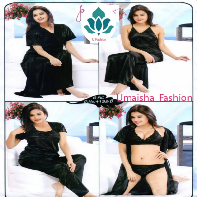 Picture of Night Dress For Women 6 part Fashionable, Stylish and Comfortable Sleepwear - Night Dress For Women - Night Dress For Women