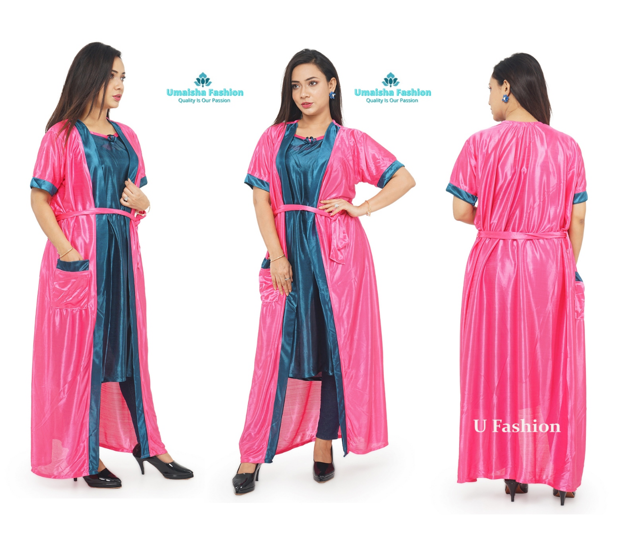 Picture of Beauty Looks Two Part Nighty Sleepwear