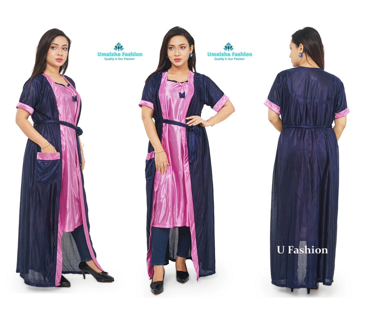 Picture of Beauty Looks Two Part Nighty Sleepwear