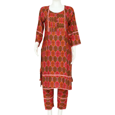 Picture of Pakistani Linen Cotton Latest Design Readymade Two Piece For Girls/Women.