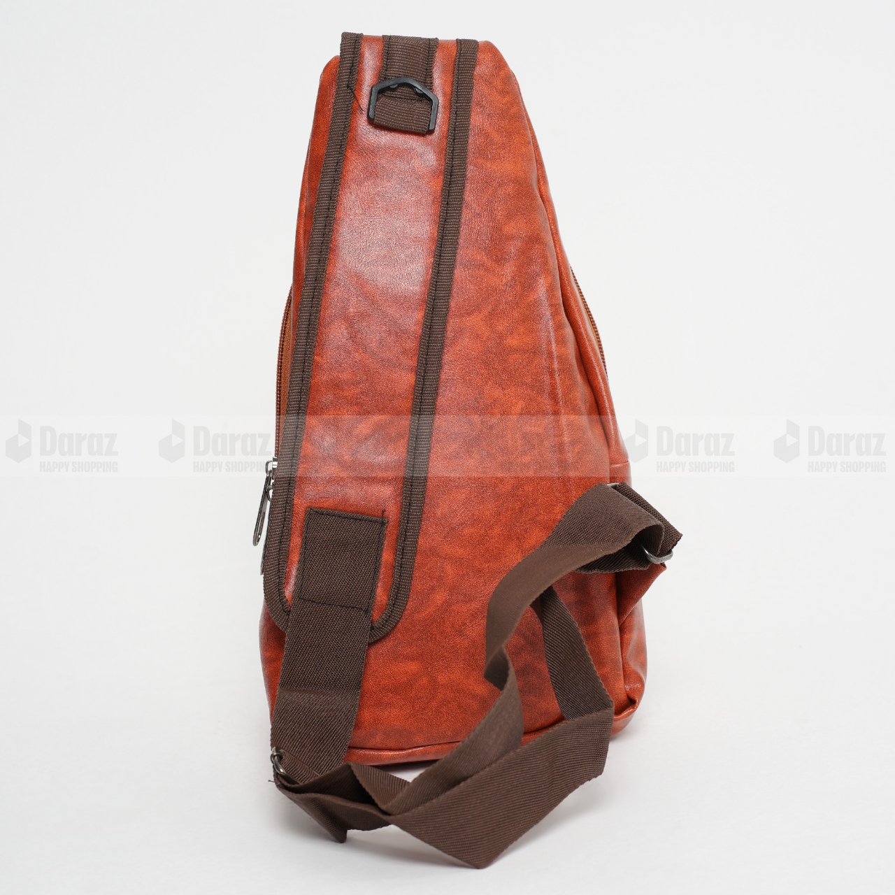 Picture of Crossbody Messenger Bag With Shoulder Belt And Pu Leather Bag Fashion Cross Body PU Leather Bag For Men and Woman Jeep Brown Pu Leather Shoulder Crossbody Bag for Men