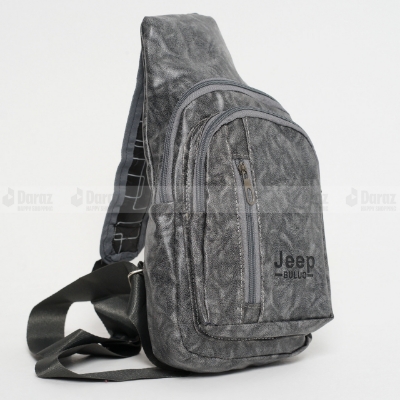 Picture of Crossbody Messenger Bag With Shoulder Belt And Pu Leather Bag Fashion Cross Body PU Leather Bag For Men and Woman Jeep Brown Pu Leather Shoulder Crossbody Bag for Men