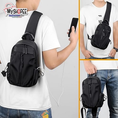 Picture of Cross Body Messenger Bag Bike Rider Bag Side Bag for men Crossbody Shoulder Handbag Bag For Men , Men Business Handbag Male Sling Bag  - MY SHOPEE BD