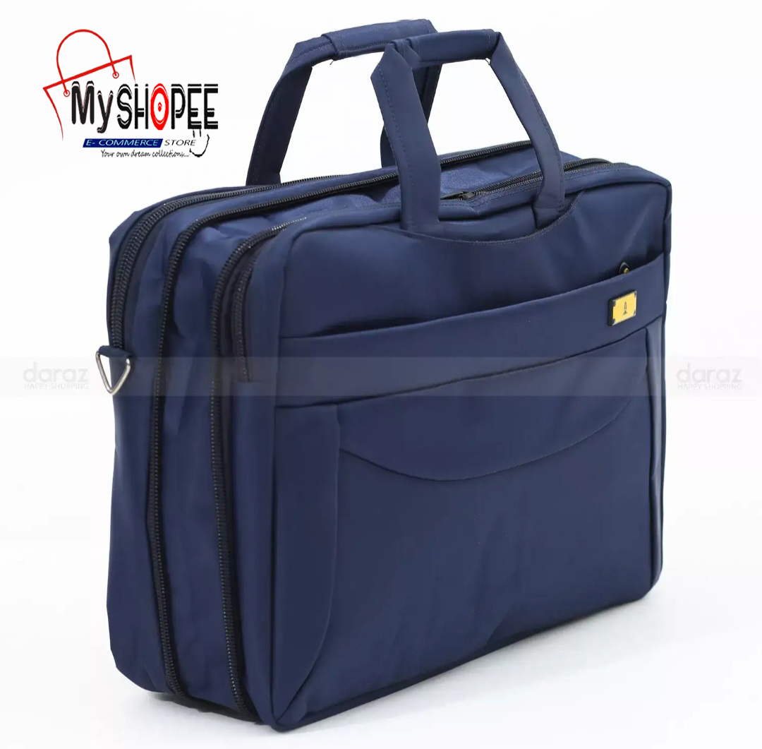 Picture of Oxford Fabric 4G Laptop & Office Bag with 4 Way Carry System 17 inch Men's Business Travel Backpack Laptop Bag My SHOPEE BD