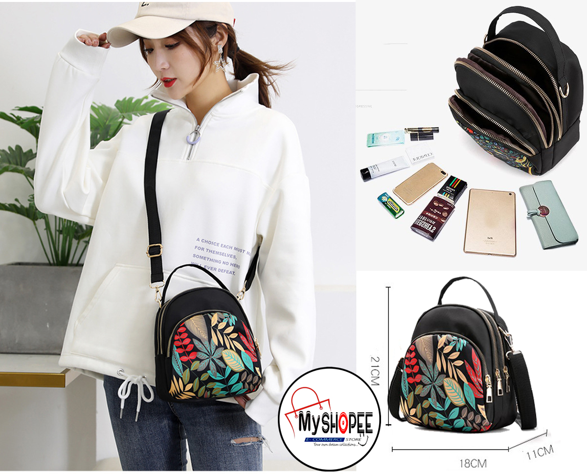 Picture of Oxford Cloth Mini 3D print  Backpack 2022 Women's Fashion Waterproof School Bags For Teen Multifunction Wear-Resistant Travel Bag Mochila MY SHOPEE BD