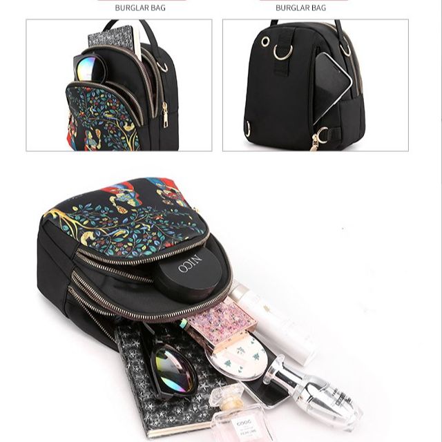 Picture of Oxford Cloth Mini 3D print  Backpack 2022 Women's Fashion Waterproof School Bags For Teen Multifunction Wear-Resistant Travel Bag Mochila MY SHOPEE BD