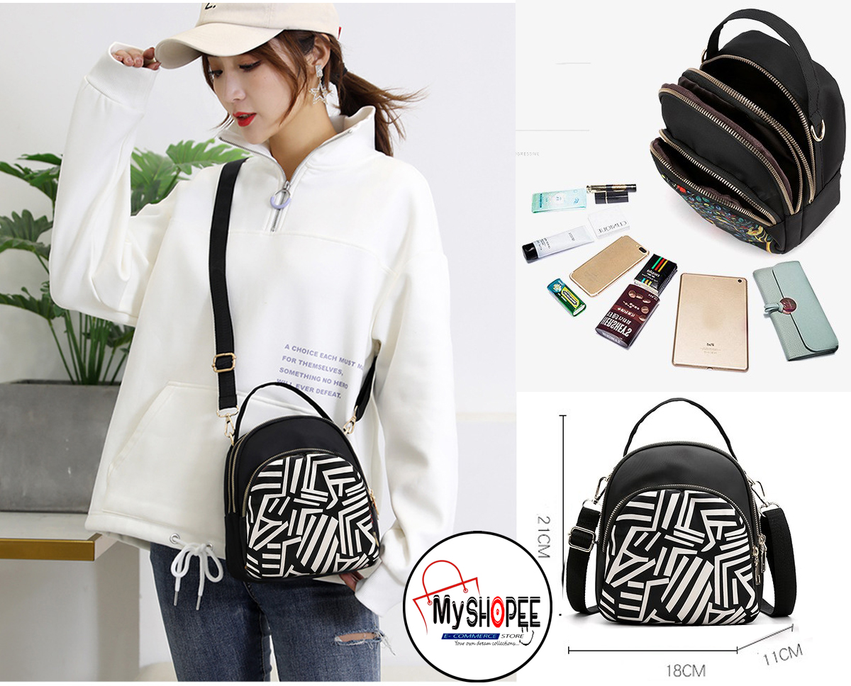 Picture of Oxford Cloth Mini 3D Printing Backpack 2022 Women's Fashion Waterproof Bags For Teen Multifunction Wear-Resistant Travel Bag Mochila size 24cm,20cm,14 Girls Stylish Cute Look Women MY SHOPEE BD