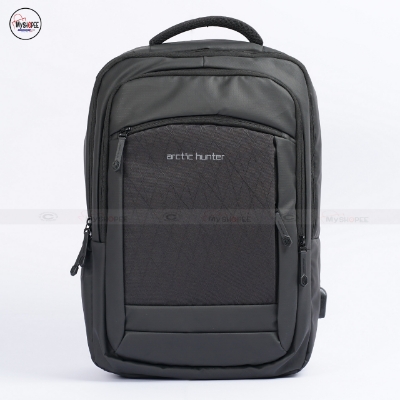 Picture of MY SHOPEE BD artic hunter Fan's made addition Boys school And College going backpack Waterproof official Large Capacity Backpack with USB High Quality Stylish 15.6 Inch Laptop Business And Travel  Backpack made in bangladesh