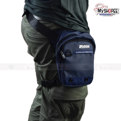Picture of Fashion Motorcycle Drop Leg Bag  Waterproof Bag Travel Casual Waist Bag bike Backpack Biker Bag / Thai Bag , MY SHOPEE