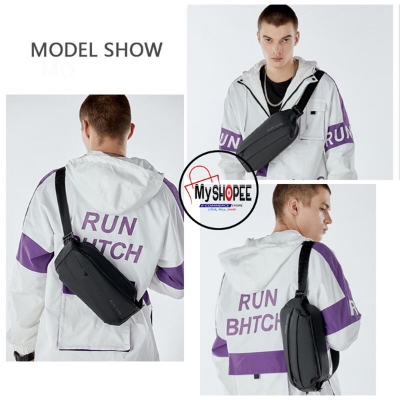 Picture of MY SHOPEE Sport Cross Body Bag for men Arctic Hunter City Hunter Series Fun made addition Waterproof   Messenger Bag  Large Capacity Shoulder Bag for Men Women Style Handbag