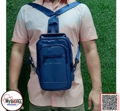Picture of MY SHOPEE BD - Bag for Boys Chest Pack Multi-functional Chest Bag School Bag  Zipper Bag Sports Bag Waterproof Bag For Men Street Shoulder Bag Messenger Bag Travel Bag Work or Business Bag