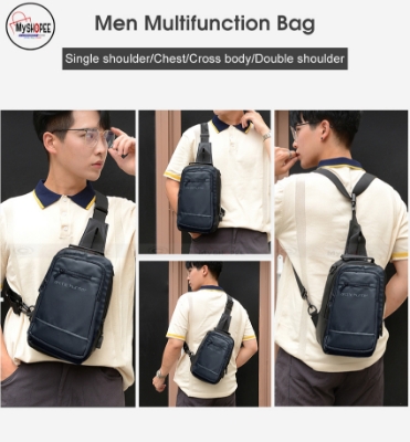 Picture of MY SHOPEE BD - Bag for Boys Chest Pack Multi-functional Chest Bag School Bag  Zipper Bag Sports Bag Waterproof Bag For Men Street Shoulder Bag Messenger Bag Travel Bag Work or Business Bag