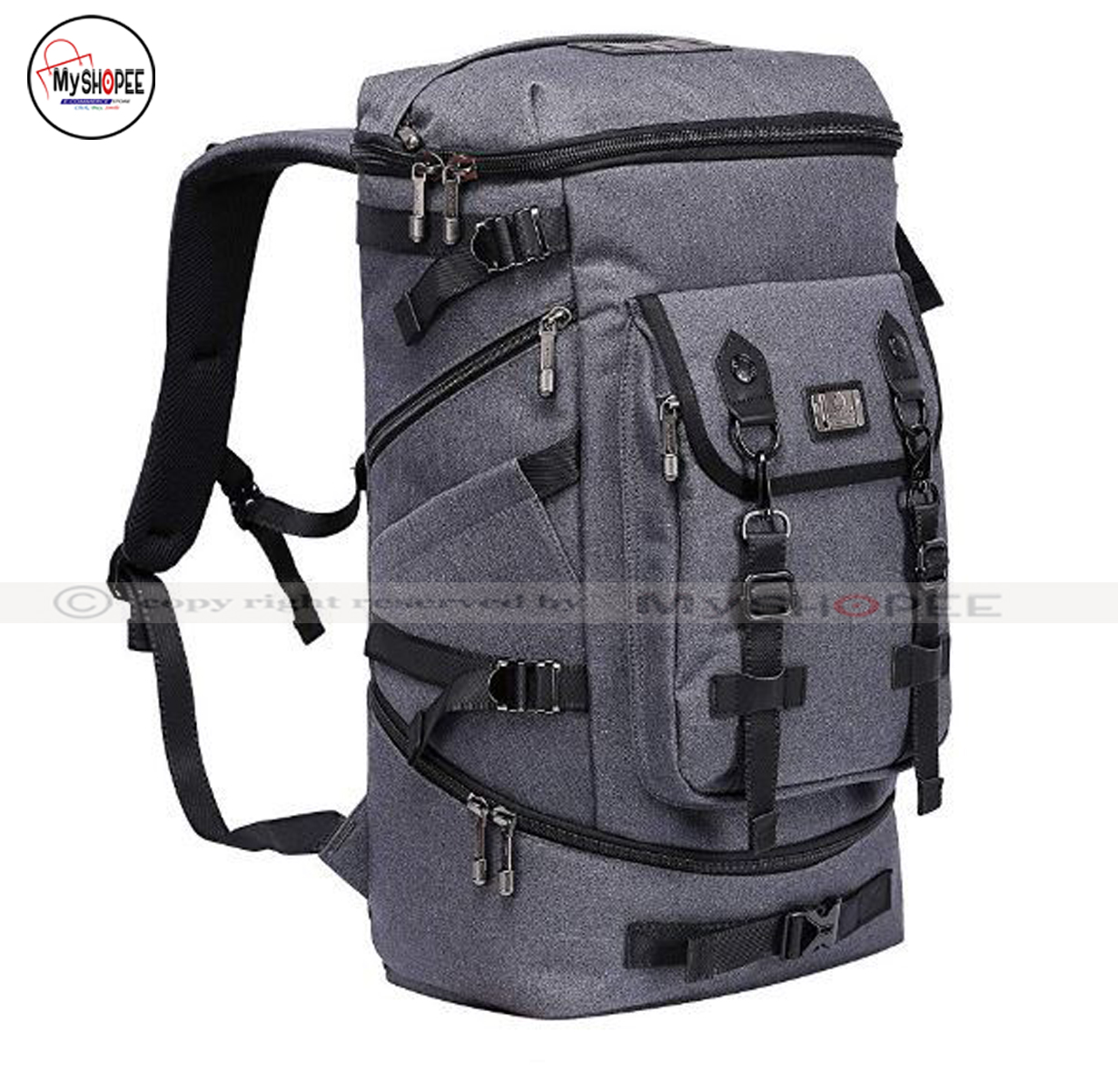 Picture of Travel backpack for men hiking nylon racksake water resistant laptop backpack men's casual backpack witzman - Innovative Design