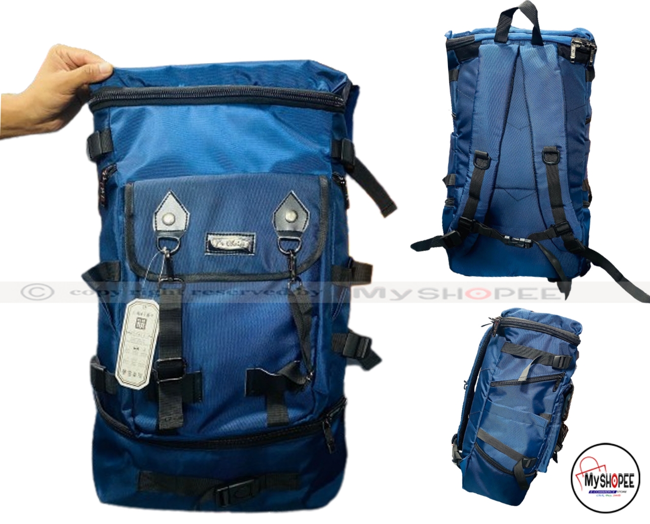 Picture of Travel backpack for men hiking nylon racksake water resistant laptop backpack men's casual backpack witzman - Innovative Design