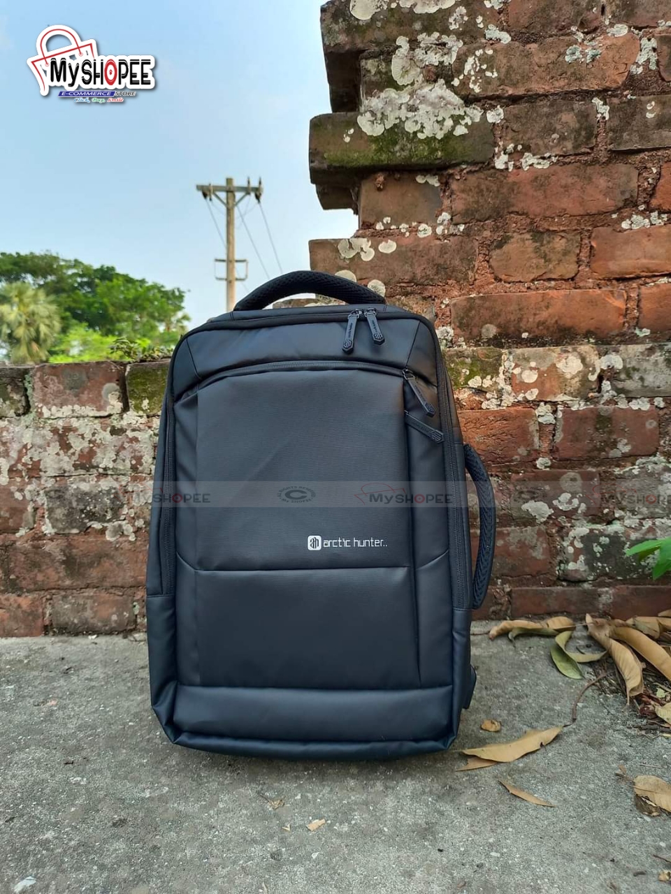 Picture of MY SHOPEE BD artic hunter Fan's made addition ARCTIC HUNTER Backpack Men Fit 17.6 inch Laptop USB Charging Multi-layer Men's Bag Large Capacity Backpacks, Expandable Backpacks - Backpack MY SHOPEE BD