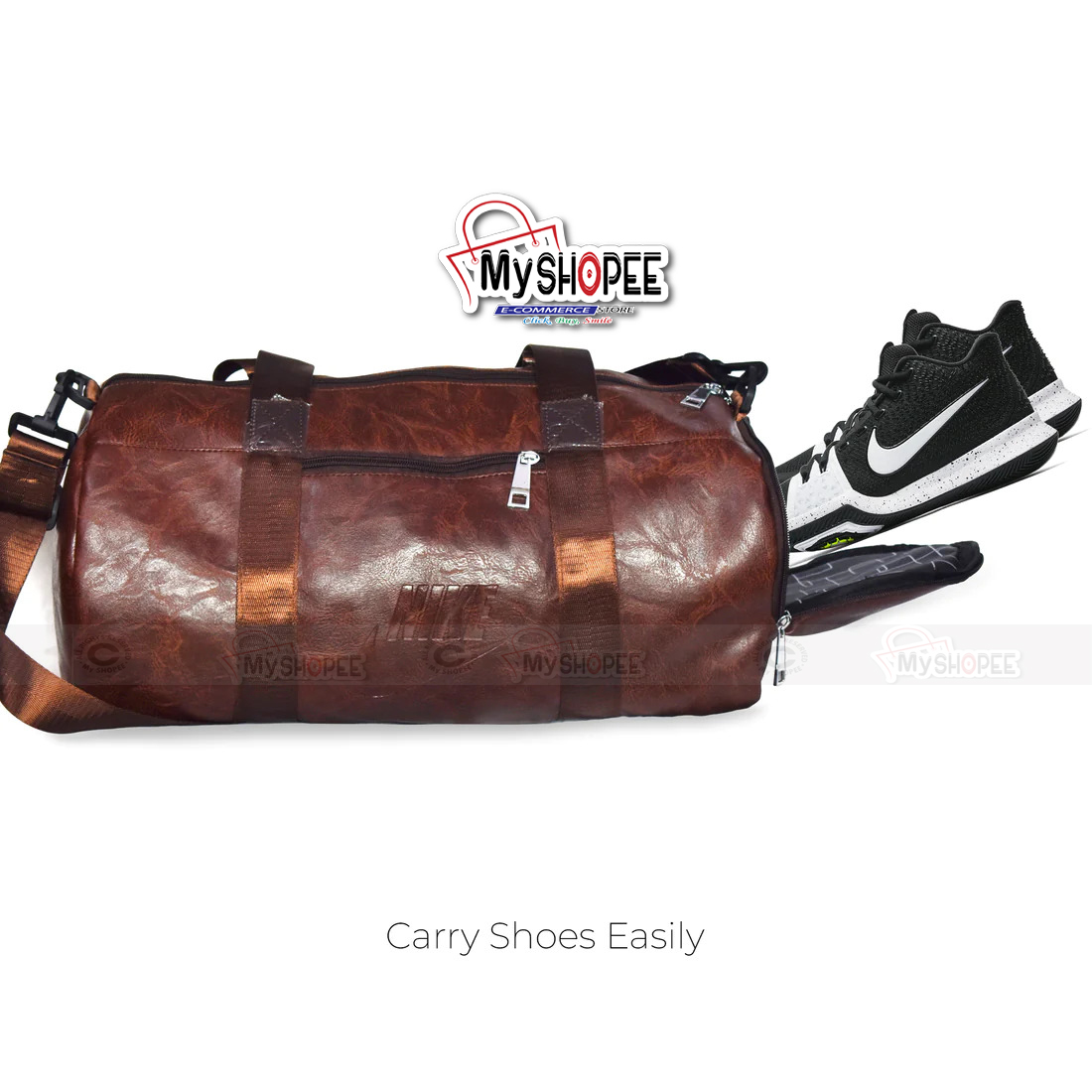 Picture of Sports and Gym Bag - 16/8 inch Fitness Gym Bag /Mountain 18 Litter Duffel Bag / PU leather  Gym Bag for Men and Women -MY SHOPEE BD