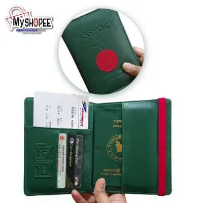 Picture of Sonar Bangla Passport Cover & Card Holder For Men/ Women - Passport Cover myshopee bd
