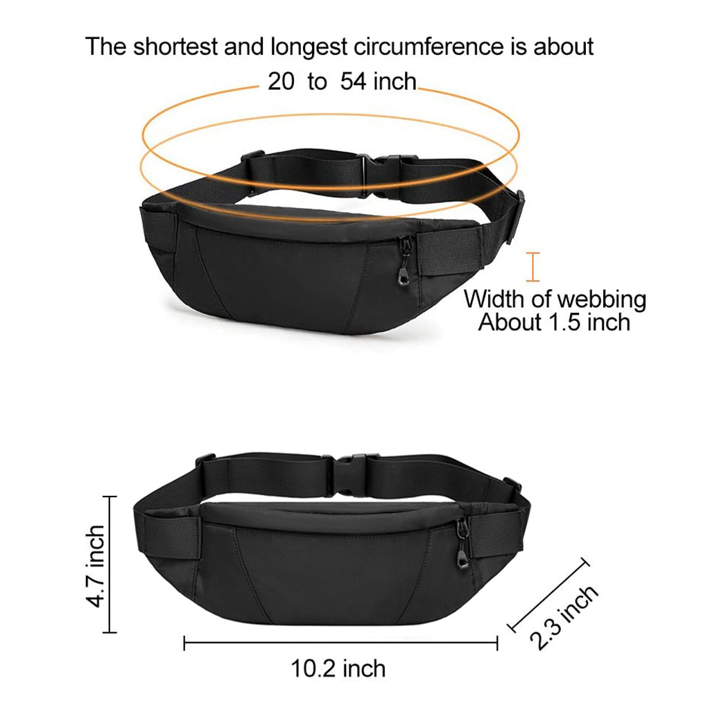 Picture of MY SHOPEE BD sport Cross Body Bag for men  Fashionable Men's Waist Bag  Waist Crossbody Bag - made in bangladesh