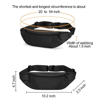 Picture of MY SHOPEE BD sport Cross Body Bag for men  Fashionable Men's Waist Bag  Waist Crossbody Bag - made in bangladesh