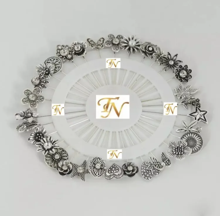 Buy Steel Hijab Pin for Women-5pc/Silver Hijab Pin/Stainless Steel Hijab Pin-5pc at Best Price in Bangladesh