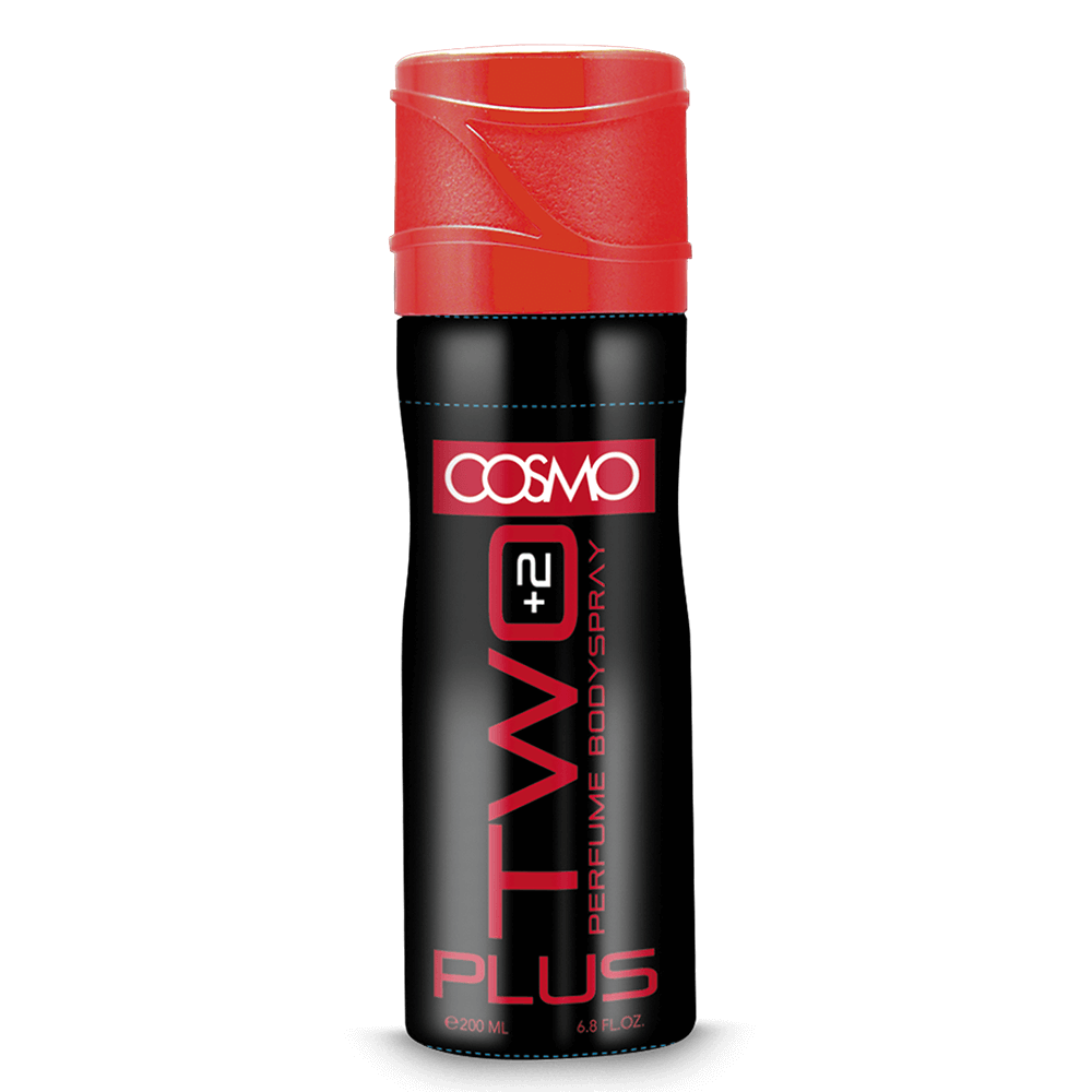 Picture of Cosmo Designs Plus Two Perfumed Deodorant Body Spray For Men 200ml