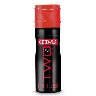 Picture of Cosmo Designs Plus Two Perfumed Deodorant Body Spray For Men 200ml