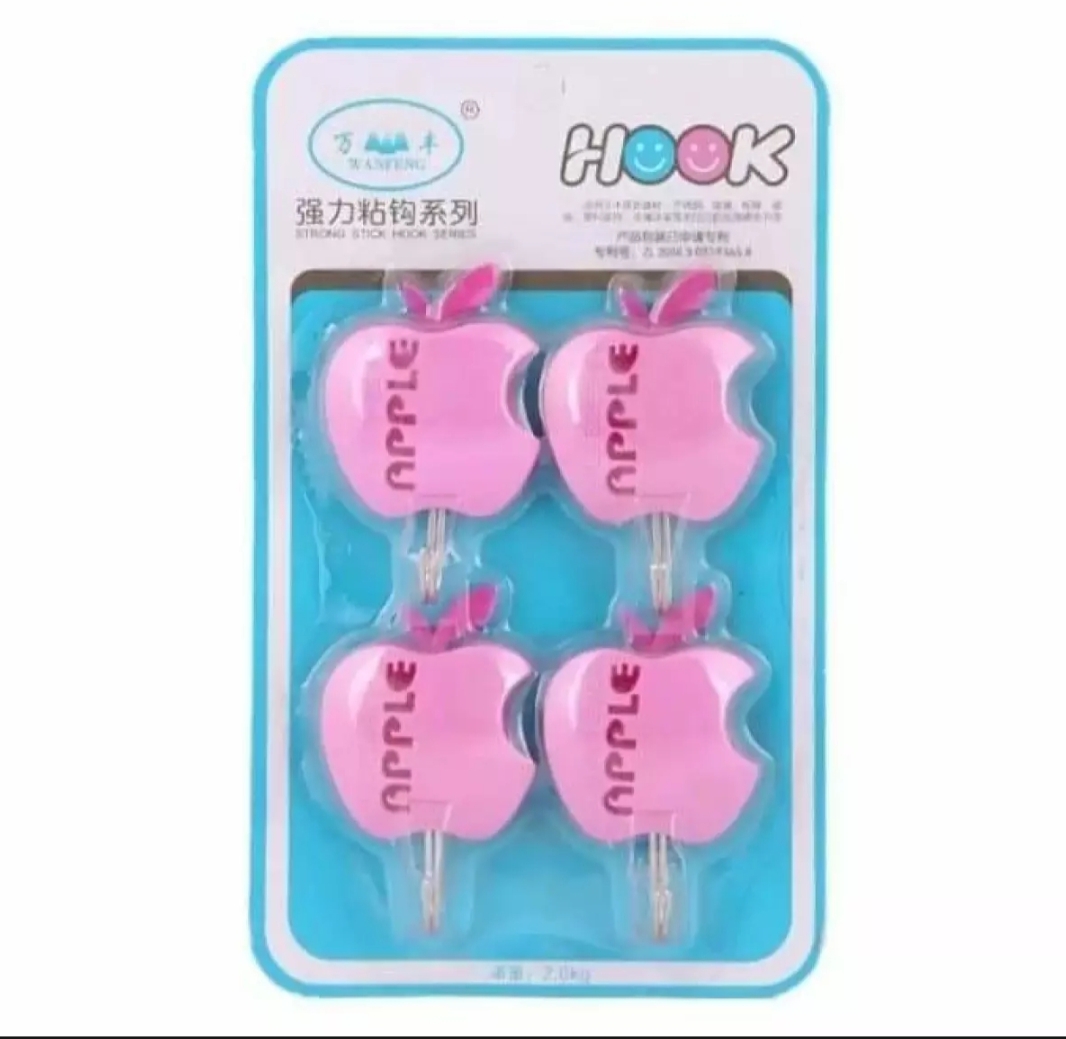 Picture of Wall hook gray color hanger for hanging cm 4 pcs wall hook gray wall hanger