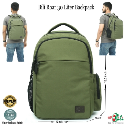 Picture of Bili Online Premium Travel Backpack ( Large Size 30 Liter)-Waterproof Backpack-School Bag-College Bag-Office Bag-Backpack-Laptop Bag-Biker Backpack-Premium Backpack