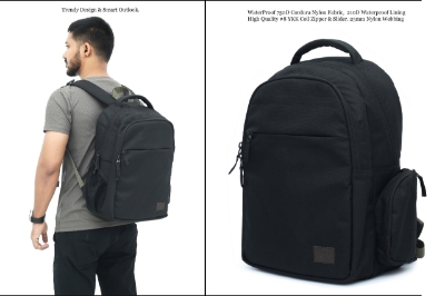 Picture of Bili Online Premium Travel Backpack ( Large Size 30 Liter)-Waterproof Backpack-School Bag-College Bag-Office Bag-Backpack-Laptop Bag-Biker Backpack-Premium Backpack